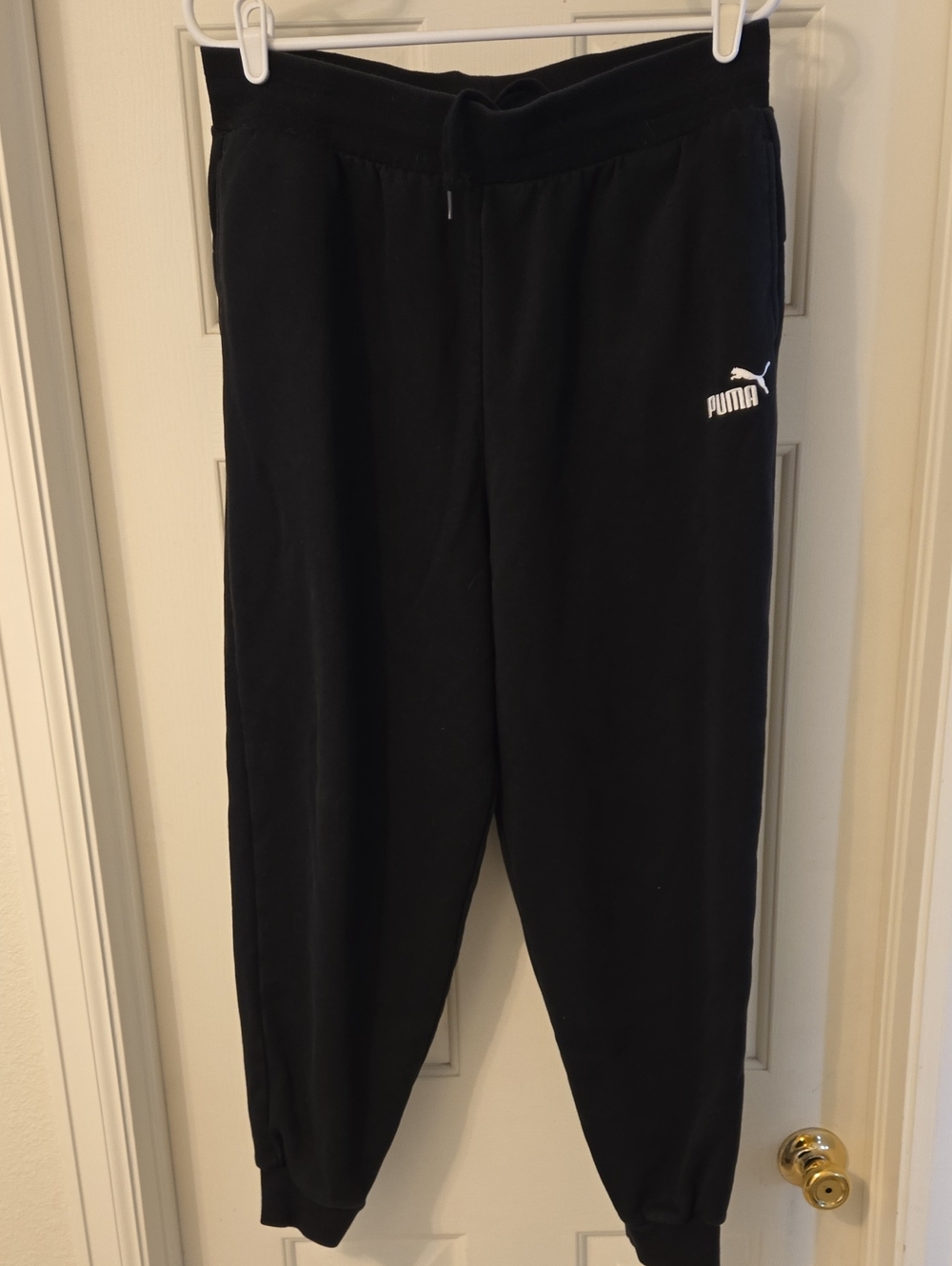 Puma Black Unisex Drawstring Jogger Sweatpants